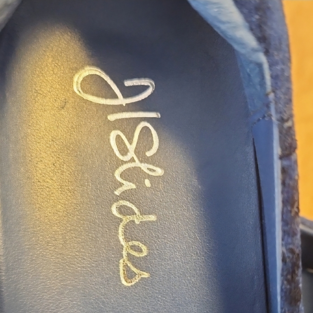 J/SLIDES NYC CRUSHED VELVET ELEVATED PAISLEY FLORAL CASUAL BOLD LOUD LUXURY Sz 7 - Picture 4 of 10